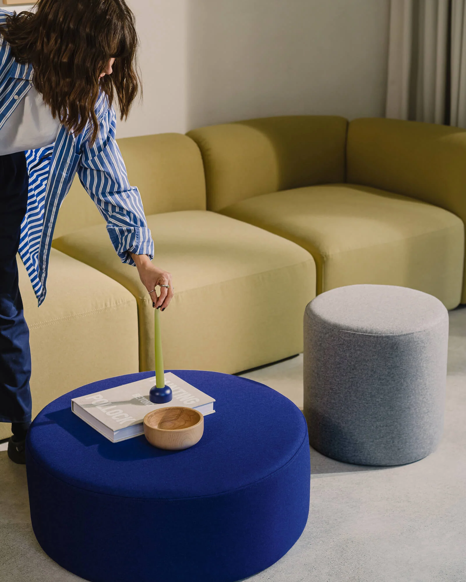 Folk Pouf - wide - Image 5