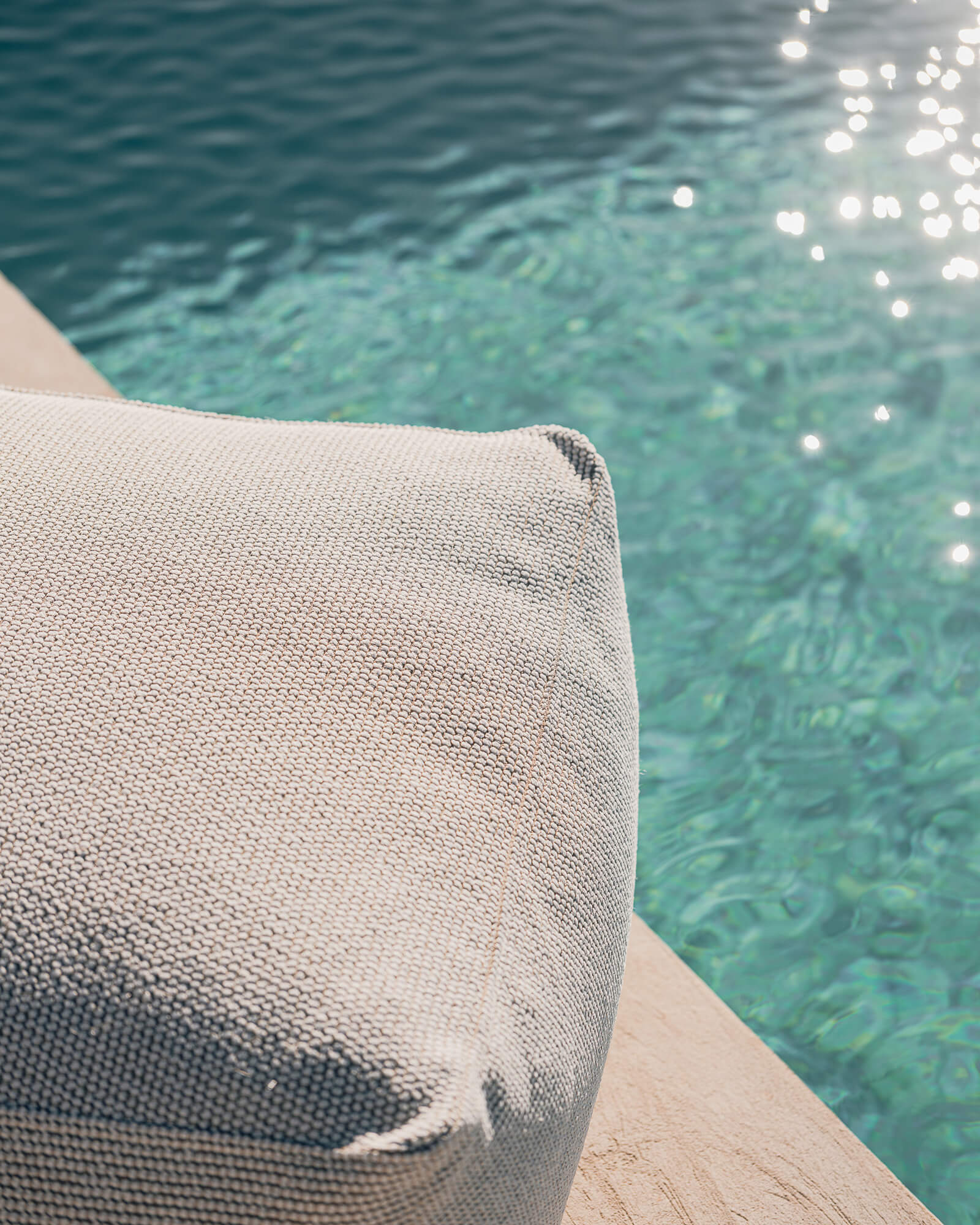 Keno Outdoor Pouf - Image 3