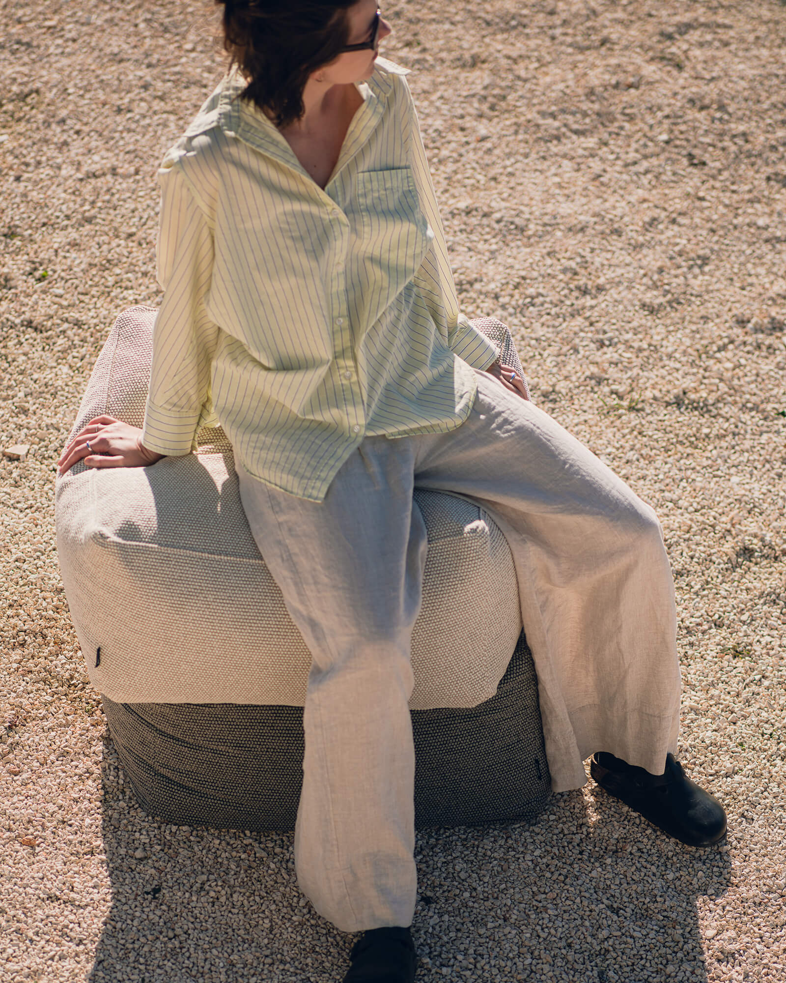 Keno Outdoor Pouf - Image 5