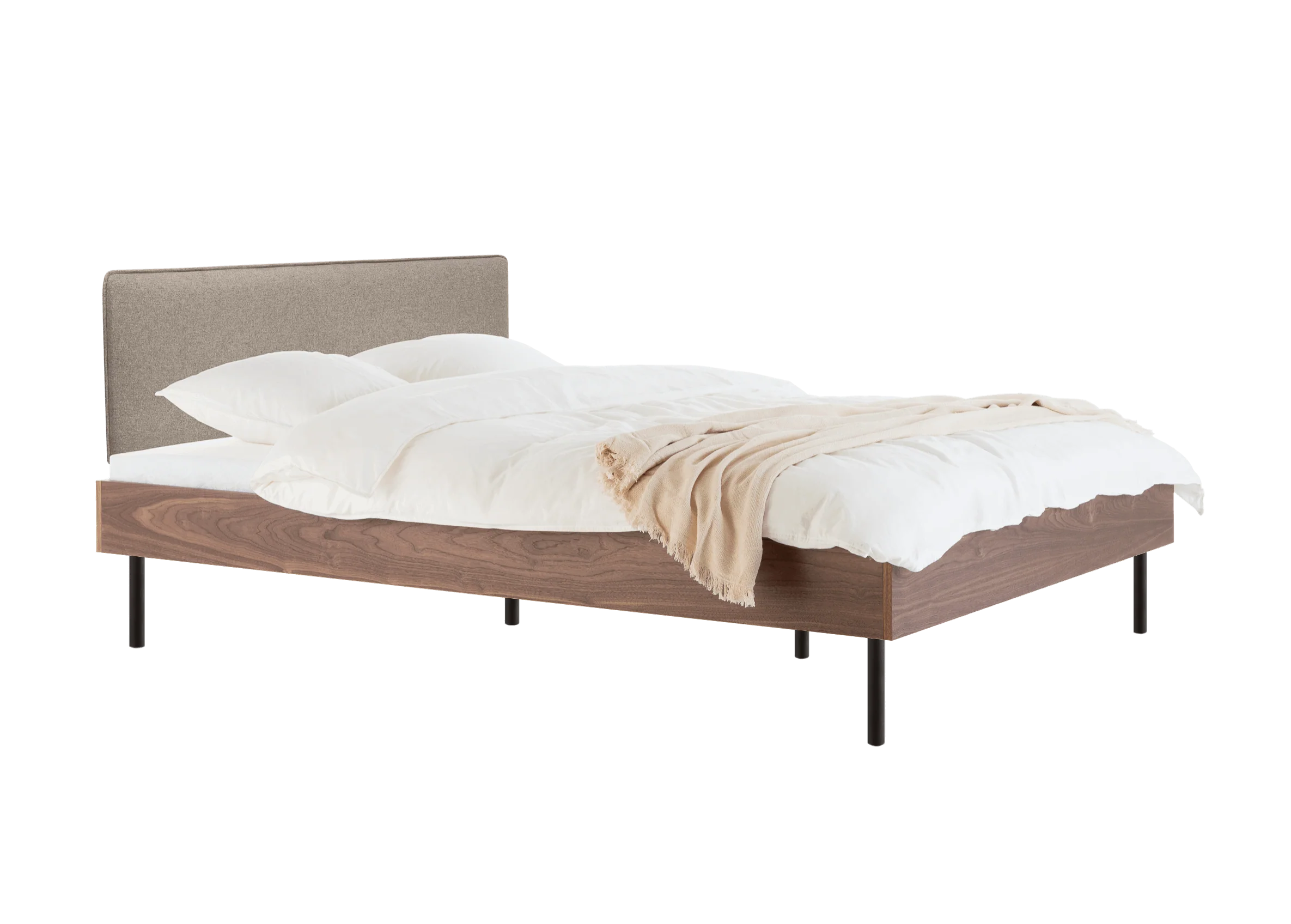 Streiko Bed Walnut - Image 3