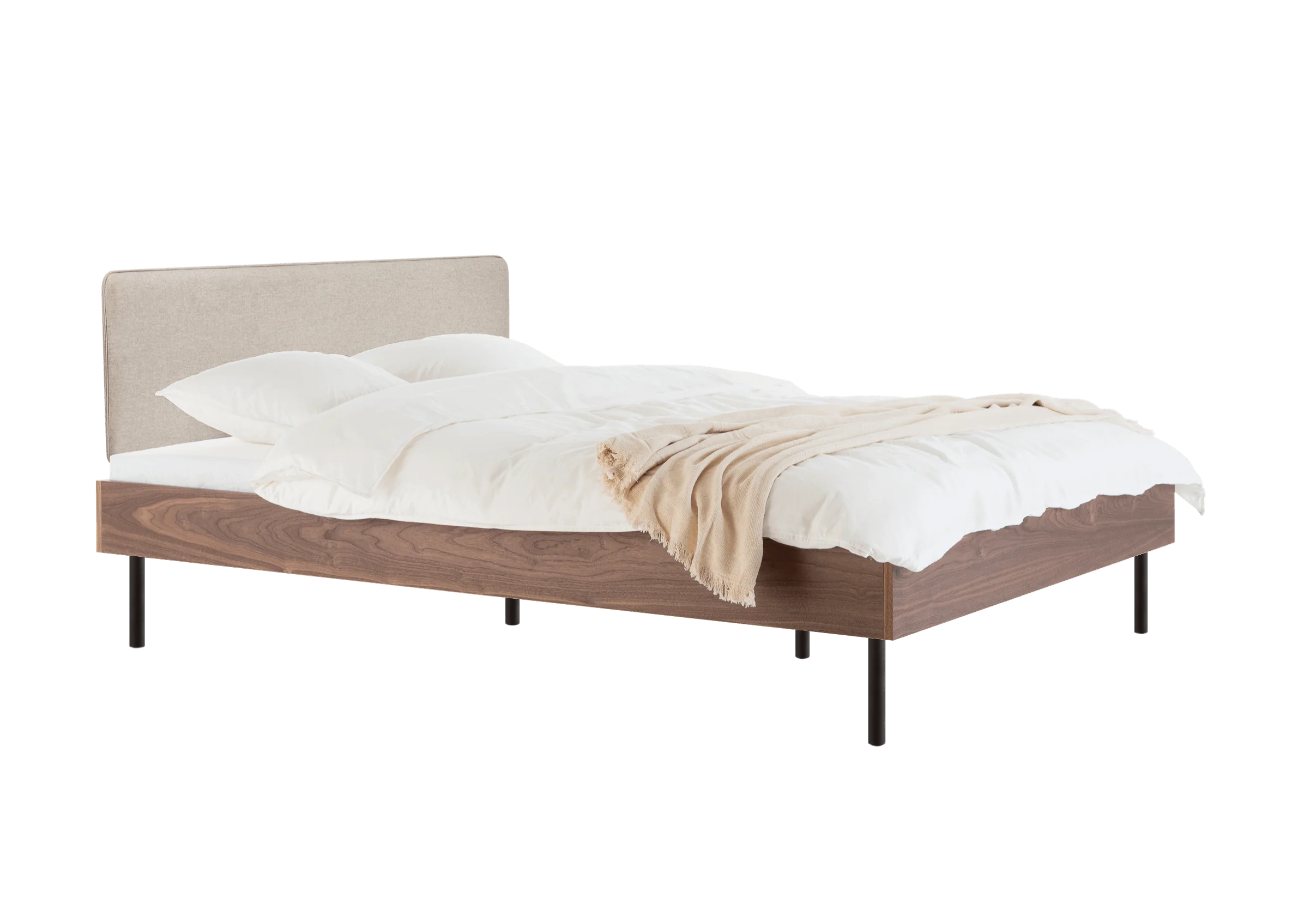 Streiko Bed Walnut - Image 4