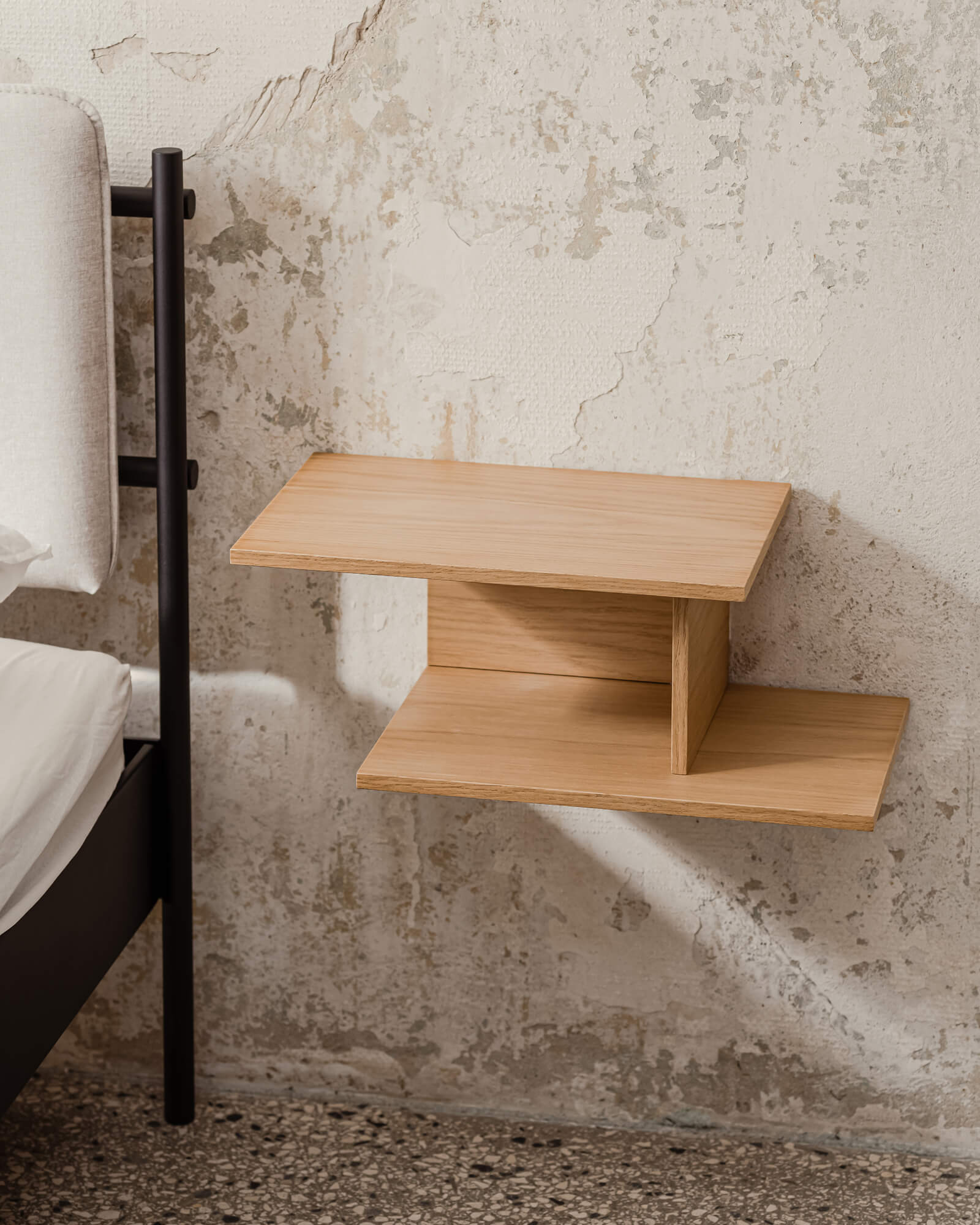 Tann Bedside Shelf - left - Image 3