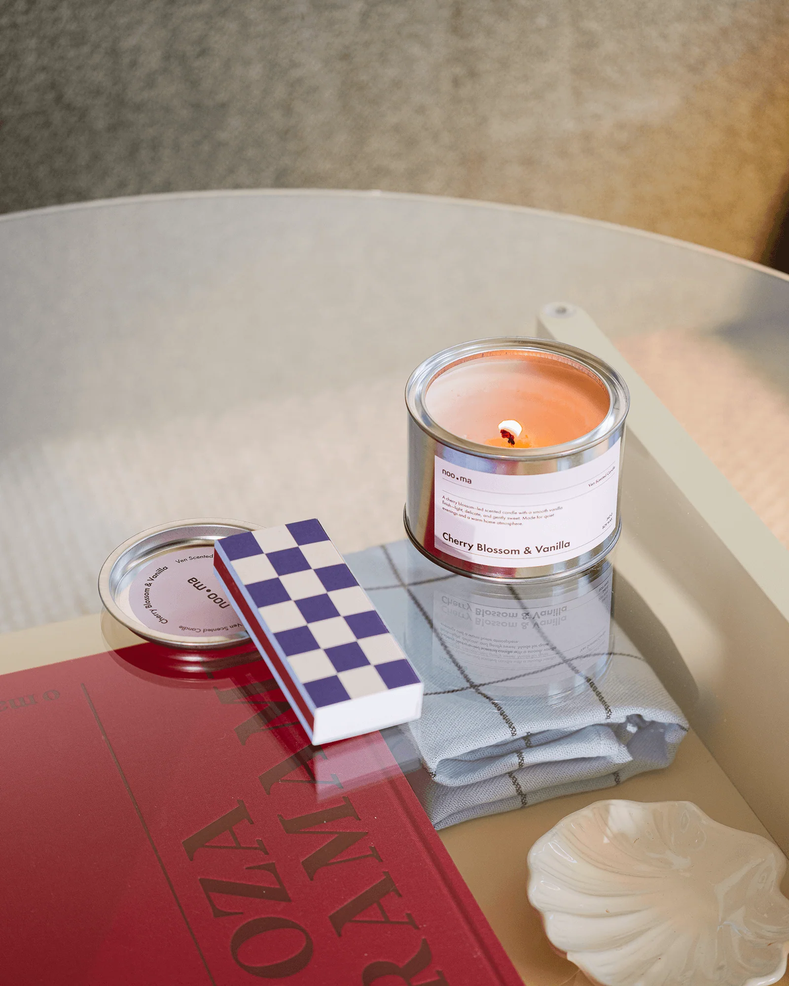 Ven Scented Candle - Green Tea & Elderflower - Image 4